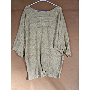 Liz And Me Gold Sweater Women Size 2X 22/44